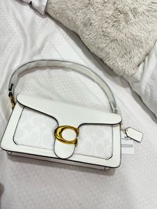 Coach Tabby White Shoulder Bag