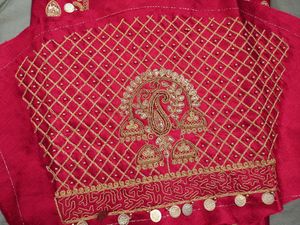 🔥 Price Drop 🆕️ Bridal Blouse : Ready To Stitch