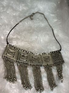 Oxidised Choker Neckpiece