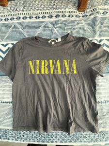 H&M Nirvana Graphic Print T-Shirt