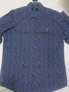Being Human Navy Floral Slim Fit Shirt