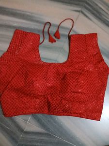 Hot Red Sequence Blouse, Fit M&amp; L&amp; Xl, Brand New