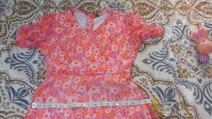 Floral Print Ruffle Hem Dress