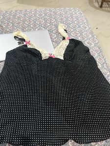 Cute Polka Dot Cami night Top
