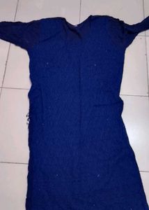 Elegant Navy Blue Kurta