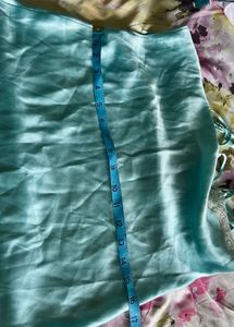 Satin Lace Trim Nightgown