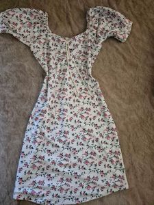 *cottagecore coquette white dress ♡‧₊˚*