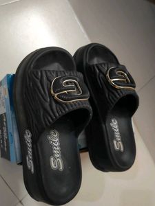 Stylish Black Slides