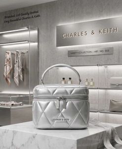 Charles &amp; Keith Quilted Vanity Bag WD BOX ( COPY)