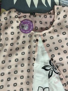 Elegant Pink Floral Kurta Set