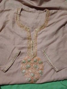 two set kashmiri tila work kurti combo with free p