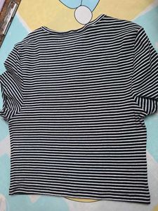 Classic Striped Cropped T-Shirt