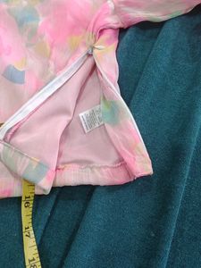 Sheer Floral Print Long Sleeve Top