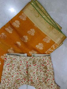 saree with blouse