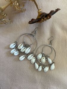 Boho Shell Hoop Earrings