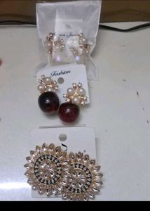 Stunning Kundan Stud Earrings