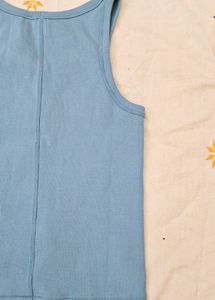 Forever 21 Blue Knitted Top For Girls
