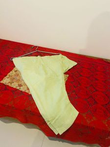 Beautiful Lime Green Kurta Set