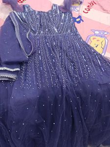 Embellished Purple Gown