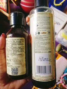 Khadi Natural Castor &amp; Bhringraj Hair Oil Combo