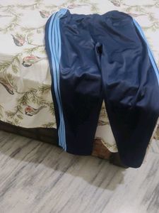 Men's Navy Track Pants with Stripes