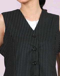 Striped Vest &amp; Shorts Co-ord Set