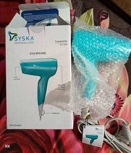 Syska 1000W Hair Dryer With Two Speed Settings
