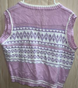Vintage Korean Knit Sweater Vest