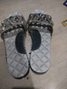 Embellished Slip-On Sandals