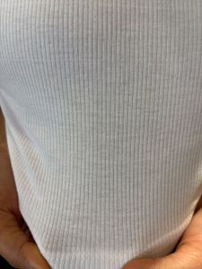 Ribbed White Cropped Tank Top