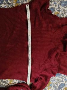 Ribbed Turtleneck Maxi Dress