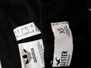 Adidas Black Crop Top &amp; Shorts Set