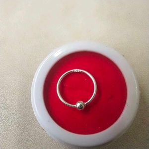 Pure 925 Sterling Silver Ball Closure Nose Ring