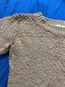 Peach pink sweater