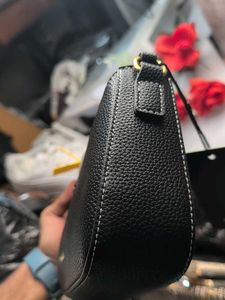 Miraggio Black Maddie Textured Medium Leather