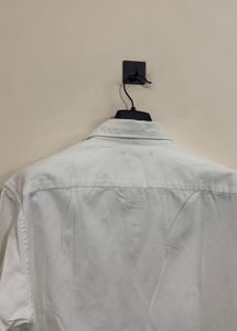 Classic White Button-Down Shirt