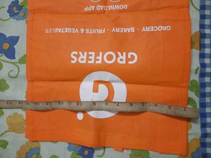 Orange Vintage Cloth Bags