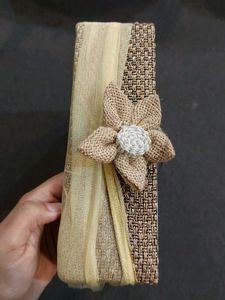Decorative Gift Box with Flower Accent