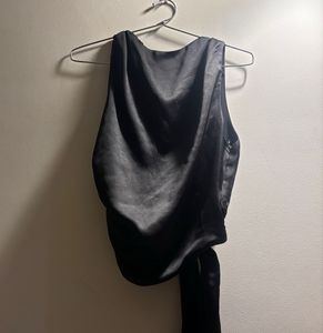 ZARA Black Halter Top (backless)