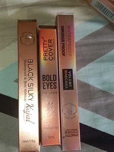 Pretty Cover Kajal & Eyeliner and Mascara Set