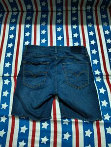 Blue Denim Shorts