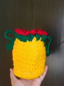 Handmade Crochet Potli Bag