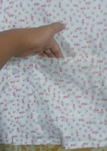 New Floral Print Oversized Shirt with pocket