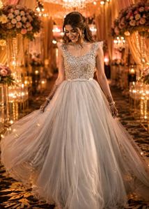 Stunning Embellished Evening Gown