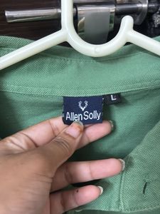 Green Polo T-Shirt with Deer Logo