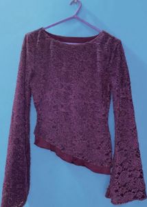 Lace Long Sleeve Top SAVANA💜