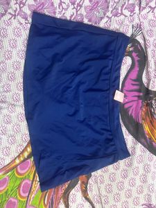 Blue gym skirt