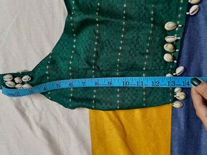 Elegant Green Lehenga Choli Set