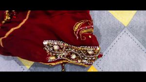 Maroon Embroidered Blouse