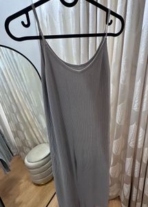 Knit Strappy Maxi Dress